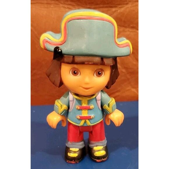 3.25 In Pirate Dora The Explorer Mega Bloks Replacement Figure Collectible Flaws - Picture 1 of 15